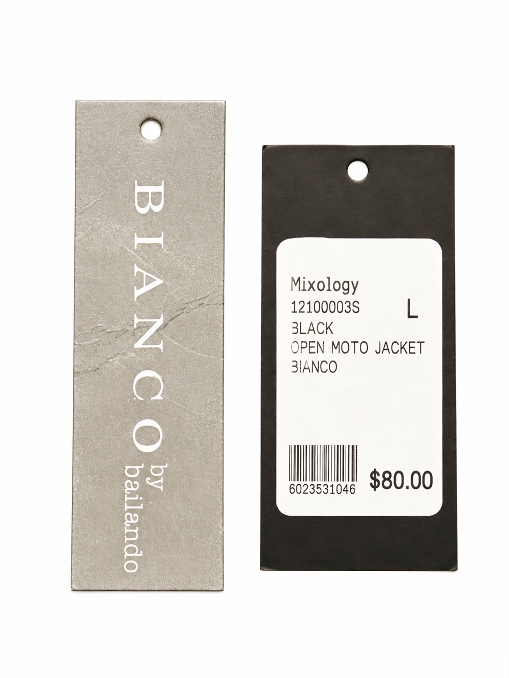 Bianco by Bailando Black Open Moto Jacket | Size L | NWT - Picture 13 of 14